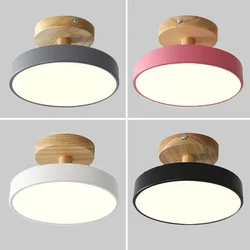 Moderno Macaron LED Lampada da soffitto per corridoio Lampadario per corridoio Scale Foyer Balcone Camera da letto Bagno Lampada da interno Lustre