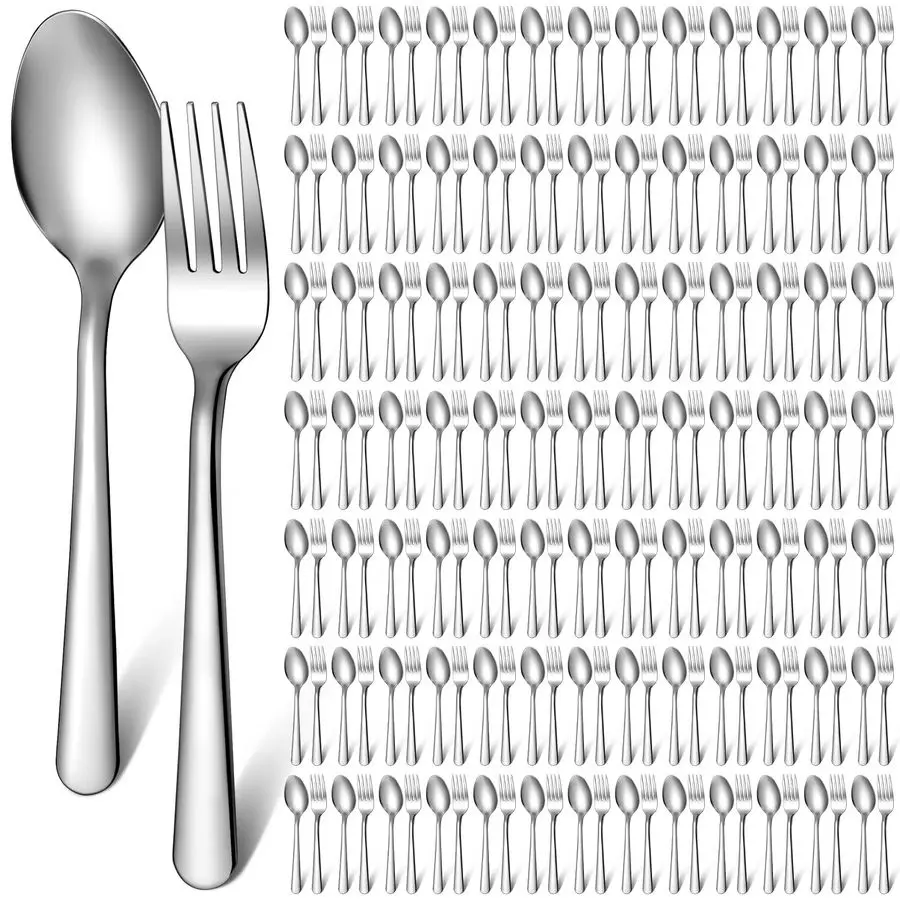 

200 шт., набор столовых приборов из нержавеющей стали, набор столовых приборов 6,7, кухонная утварь для домашнего ресторана, 50 Di