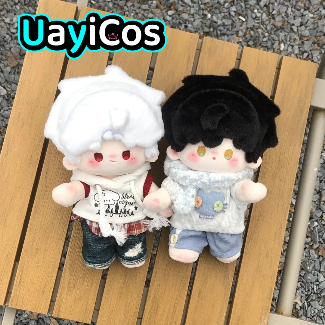 

20cm Love and Deepspace Rafayel Sylus Caleb Stuffed Plushies Doll With Skeleton Clothes Pillow Ornament Anime Game Toy Kids Gift