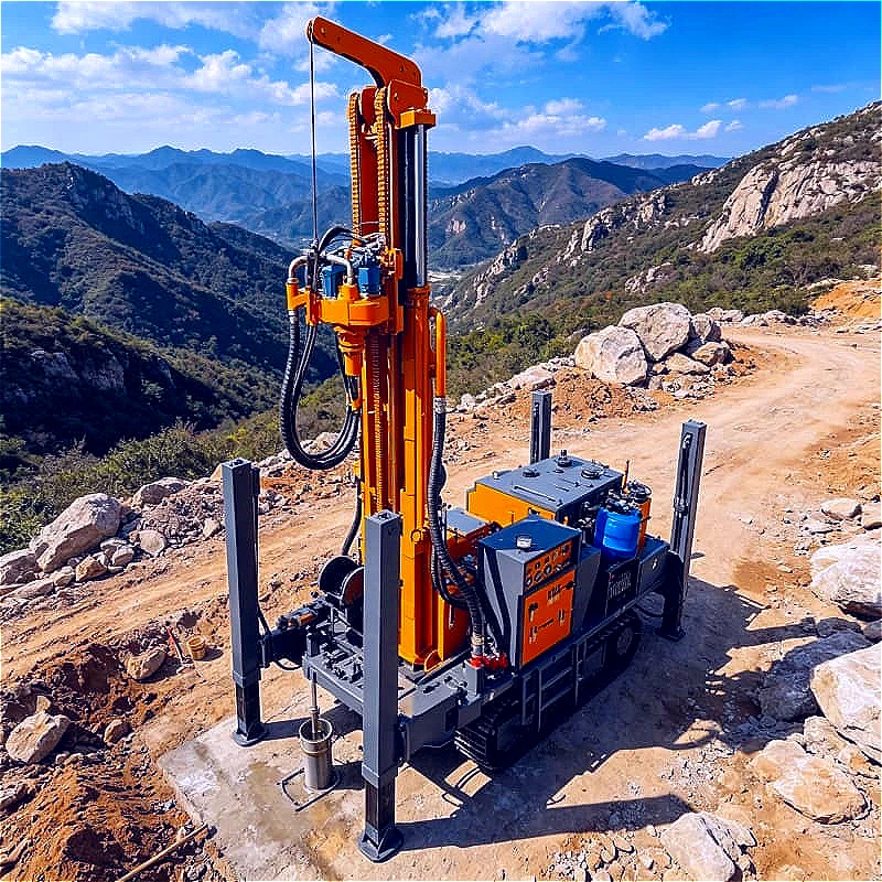 High Torque Low RPM Motor Water Gas Rig Reduces Fuel Burn By Customized Speed for Green Construction Contractor