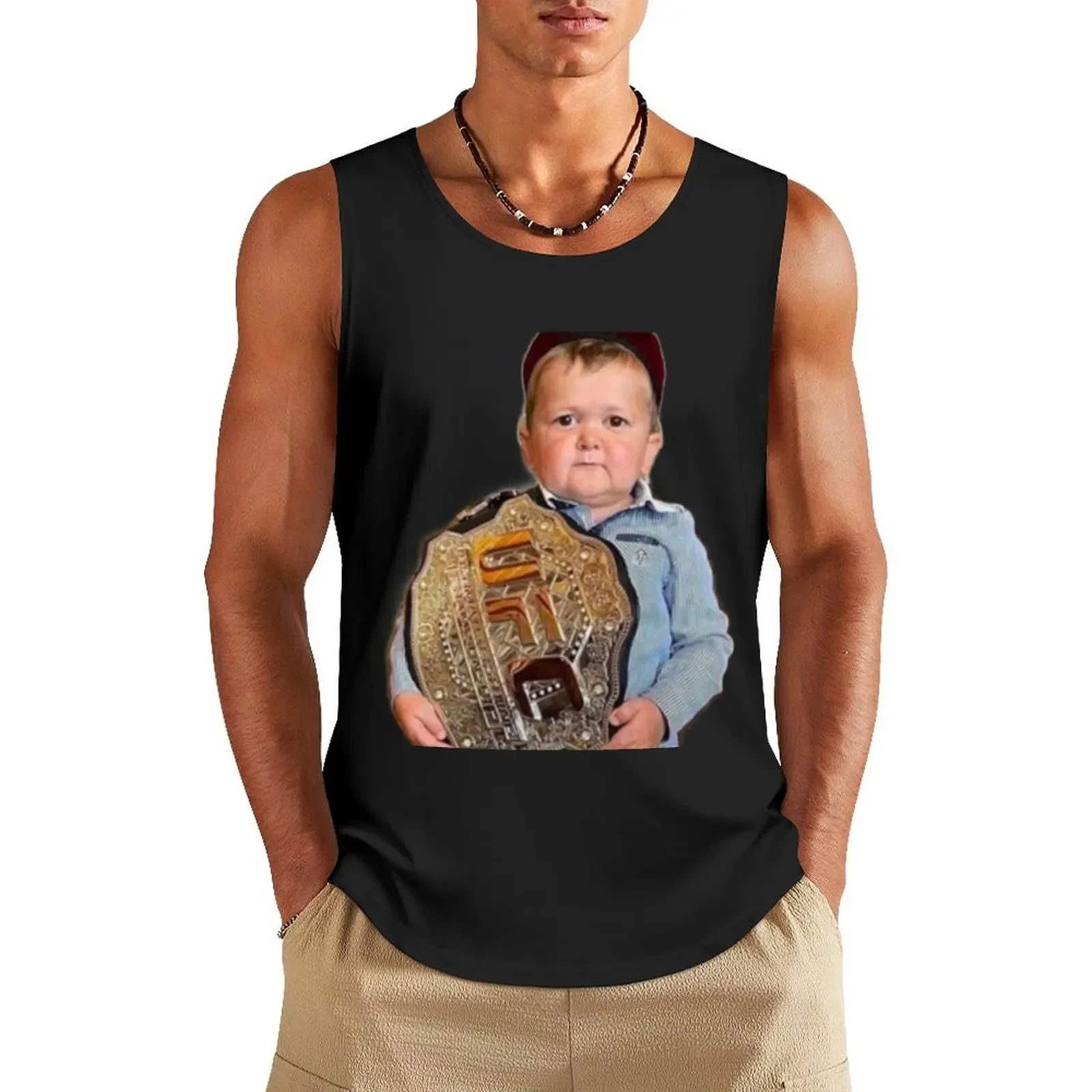 

Hasbulla Christmas Tank Top sports vest t shirts singlet for men