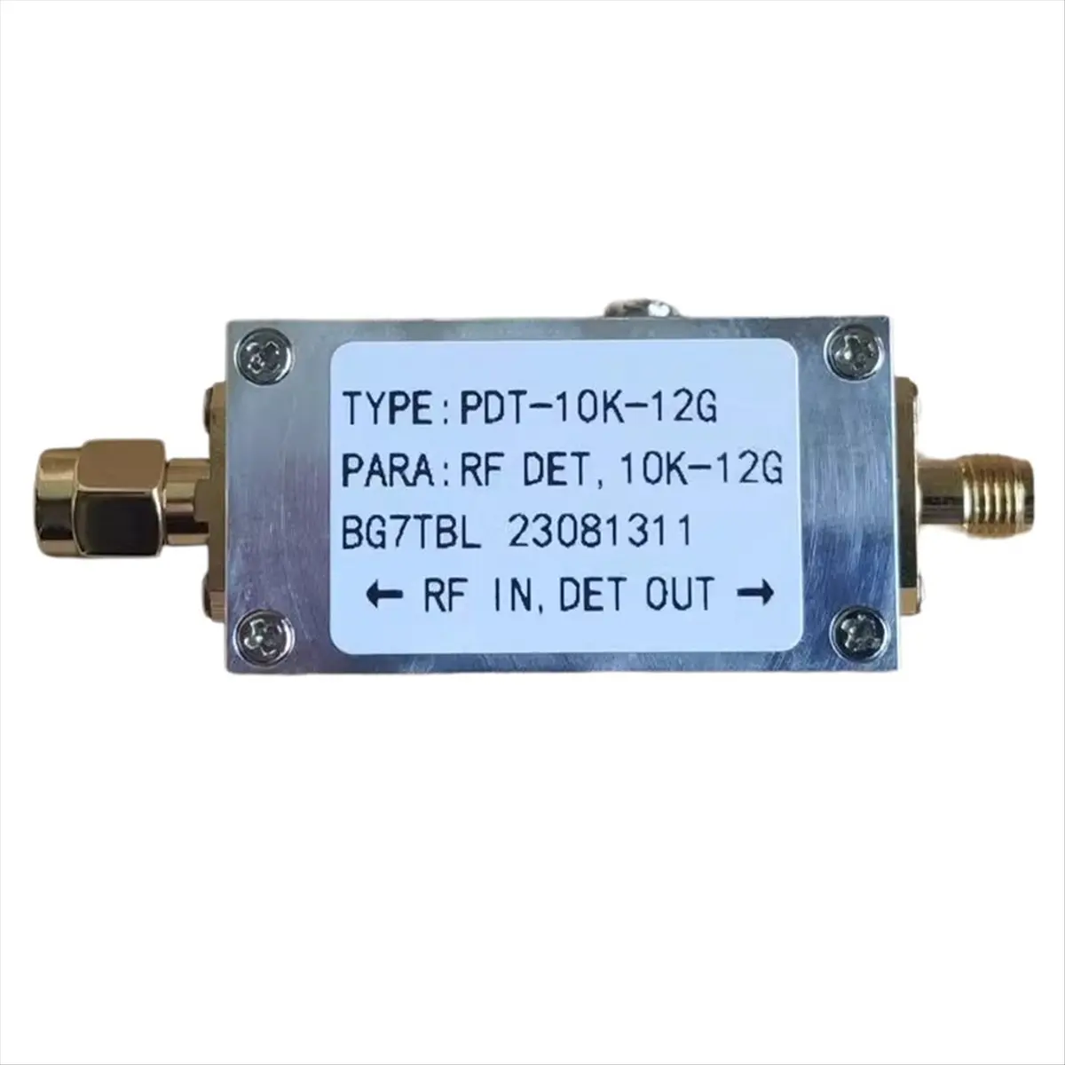 ABGN 10K-12G Power Detector Test High Frequency Microwave Diode Detector for Engineering and Research