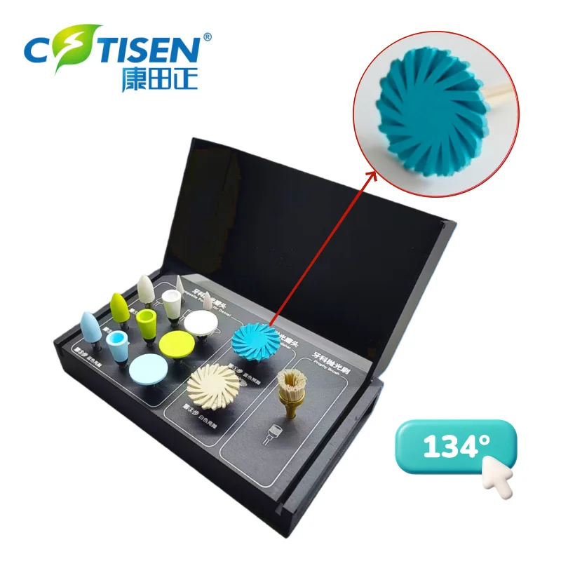 

Набор для полировки стоматологической смолы, 14 шт., подходит для полировки и полировки реставраций композитной смолы.