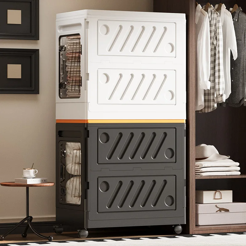 

Новая модель коробки для хранения с откидной крышкой, ширина 50-60 см, для дома, спальни, сортировки одежды, хранения детских игрушек.