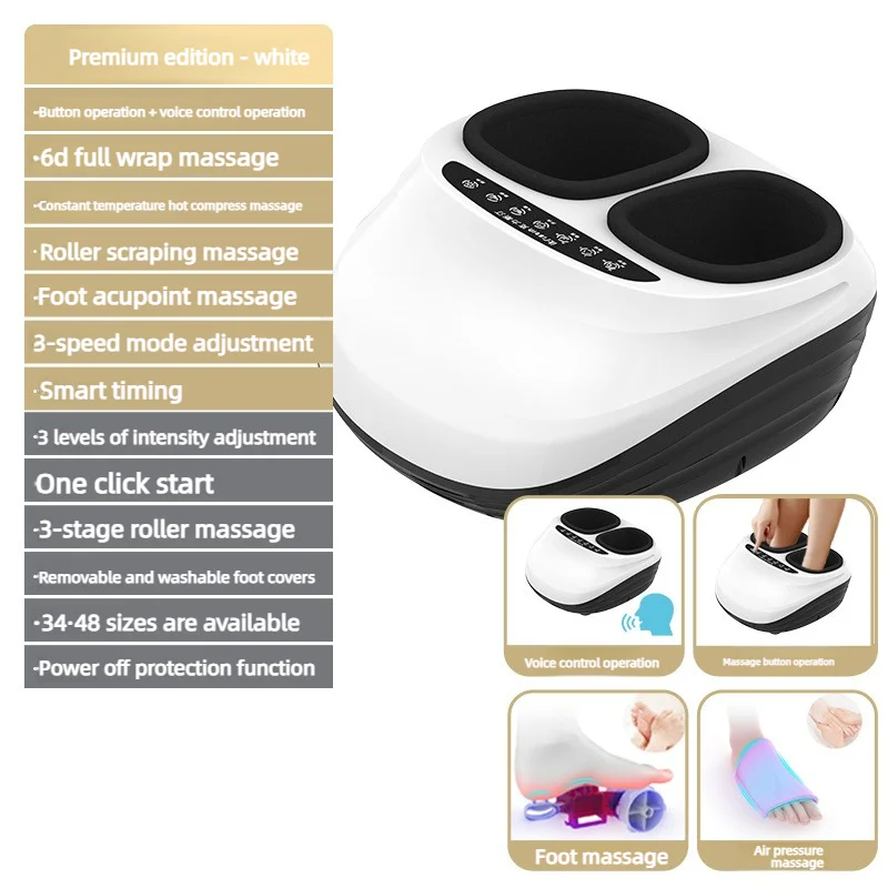 Foot Massager With Vibration, deep kneading, pressing, Acupressure Heating  functions to relieve soreness in Legs Feet - AliExpress 66
