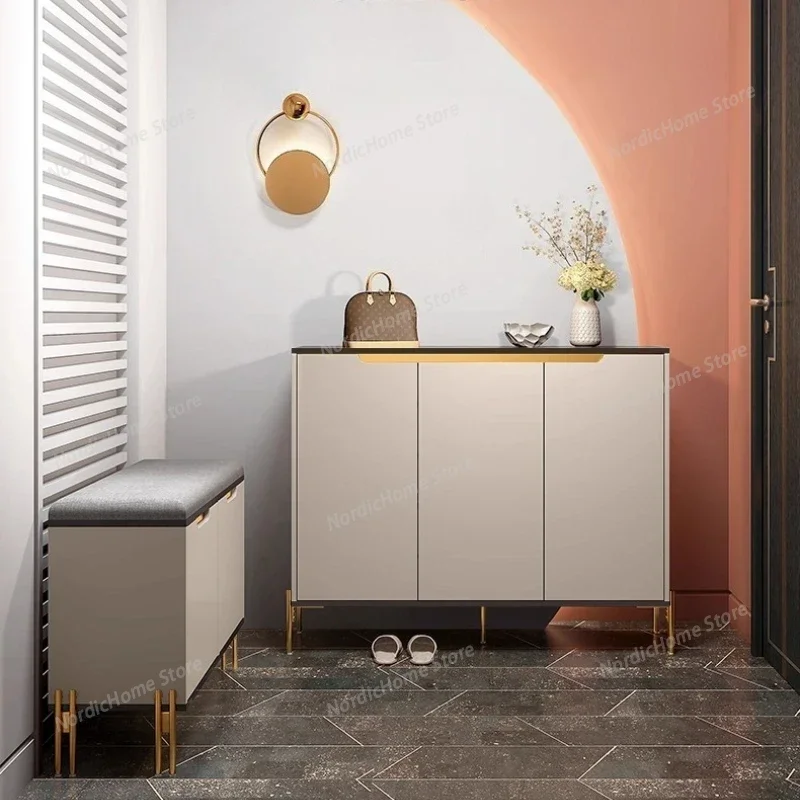 

Replica Lazy Shoe Cabinet Lightweight Universal Princess Shoe Cabinet Trendy Ergonomic Craft Postmodern Gabinete Salon Furniture