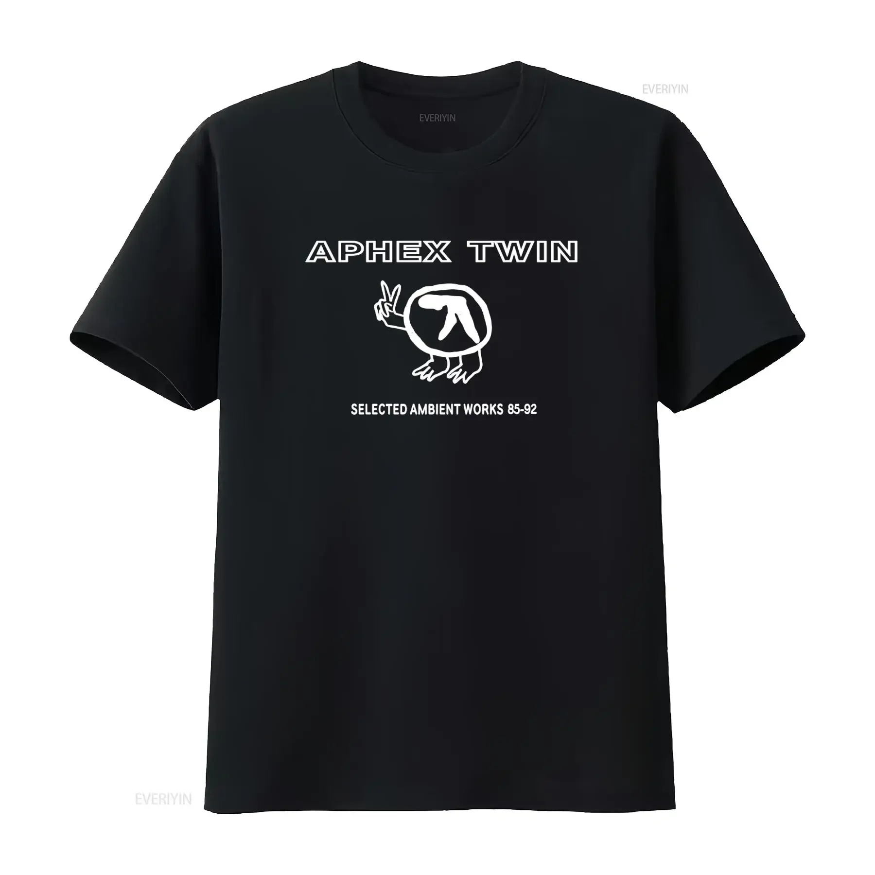 Aphex Twin Selected Ambient Works 85 92 T Shirt Rare Design 100 Cotton  vintage Washed fashion Soft graphic designer clothes