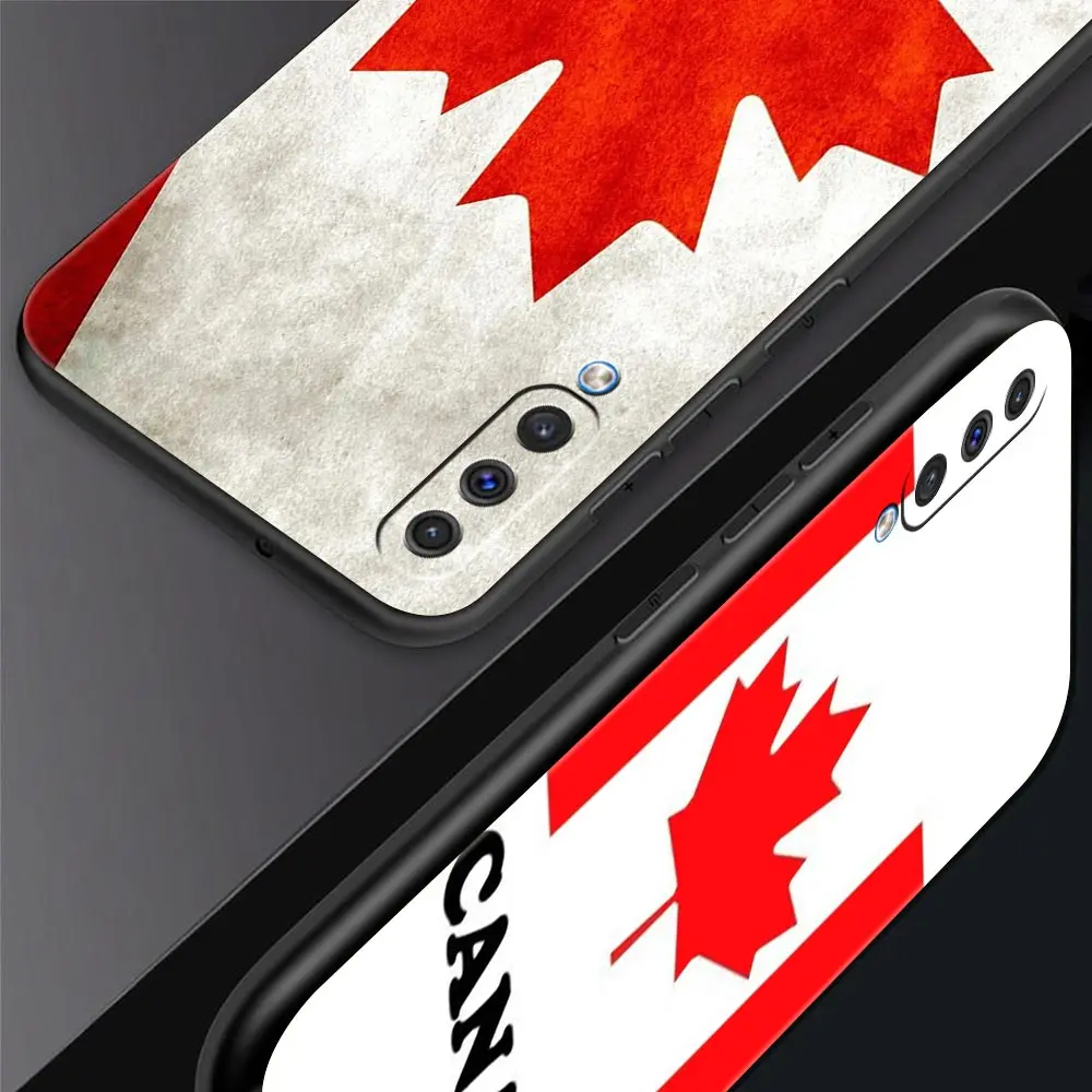 Canada Canadian Flag CA Leaf Case For Samsung Galaxy A52 A12 A50 A72 A20e A30 A02s A22 A32 5G A20s A70 A10s A40 A04s Phone Cover