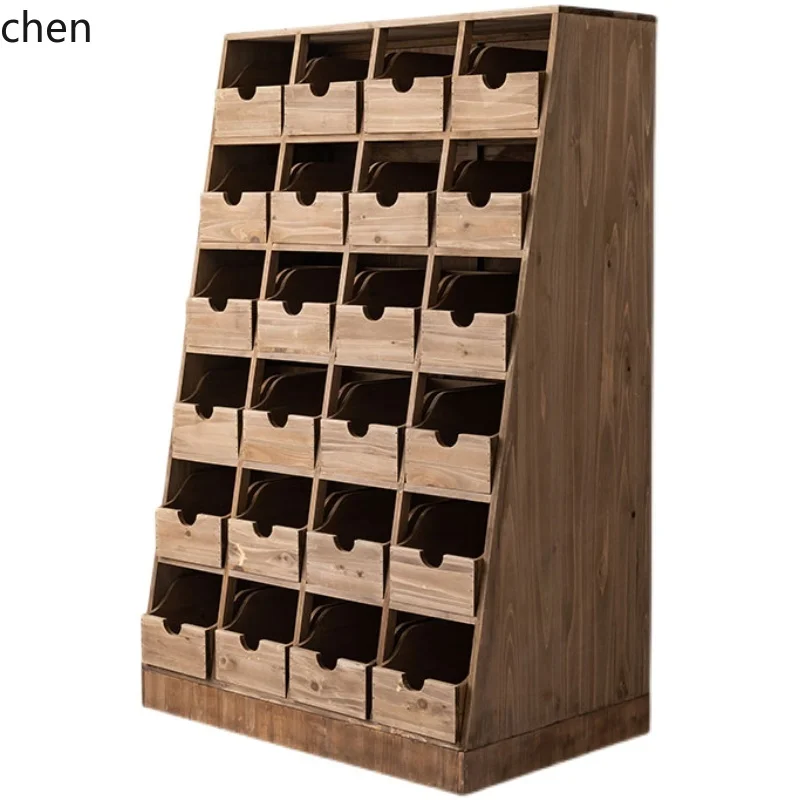 QZT home storage locker living room dining side drawer mobile solid wood chest