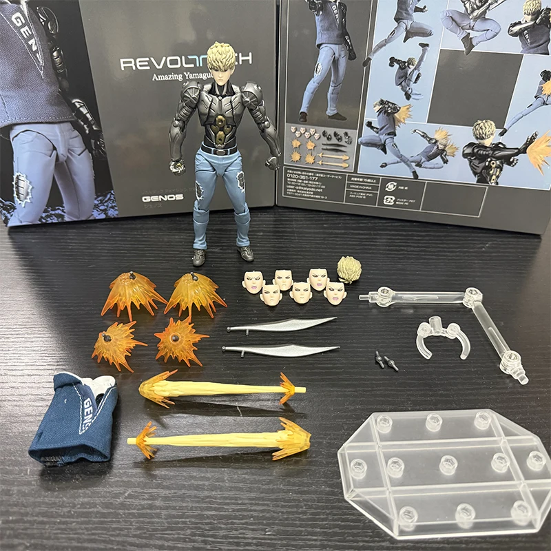 

In Stock Kaiyodo Revoltech Amazing Yamaguchi One Punch Man Genos Action Figure Collectible Toy Model Gift