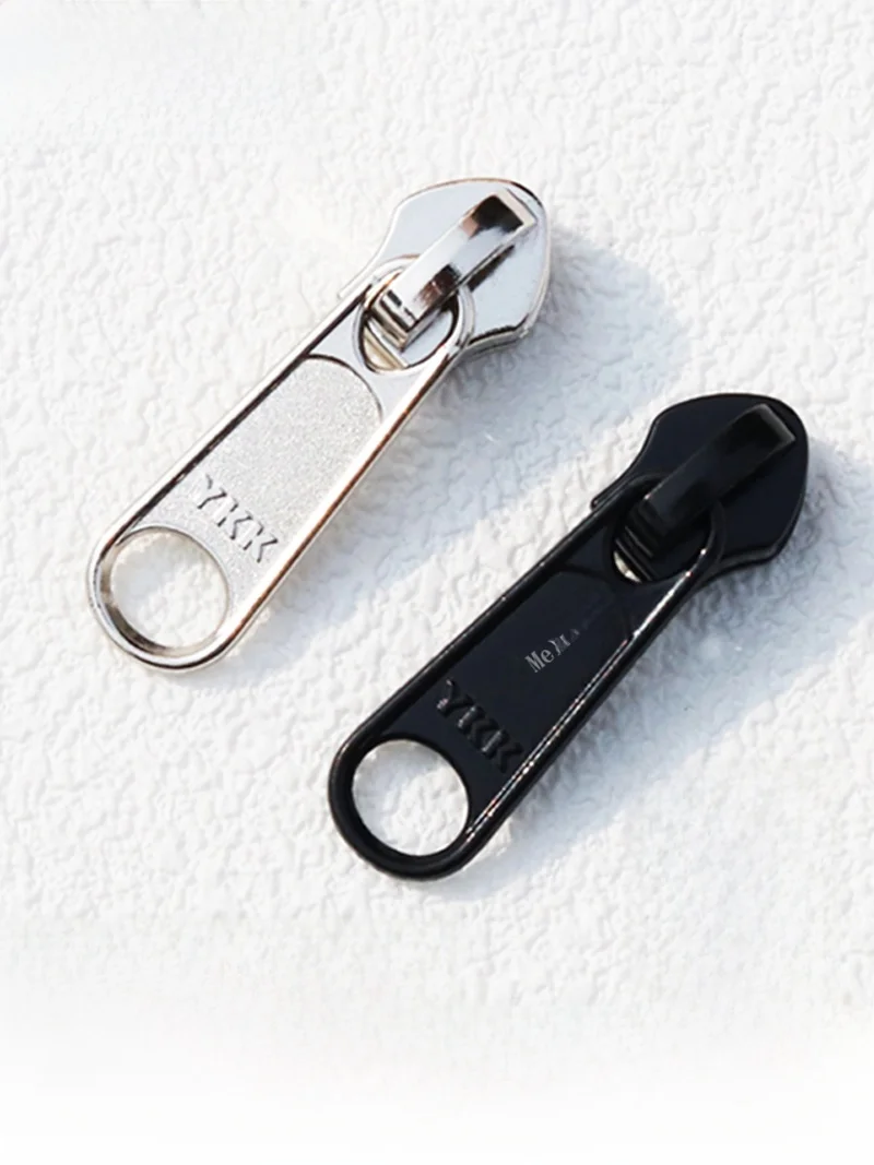 Tiradores de cremallera de nailon YKK grandes de 5 pulgadas sin bloqueo, tiradores largos para cremalleras de maletas, bolsos y tiendas de campaña, disponibles en tamaños 8, 10 y 3.
