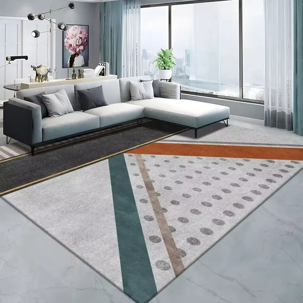 

Nordic pired Loop Pile Carpet For Living Room Sofa Coffee Table Bedside Rug Home Decor