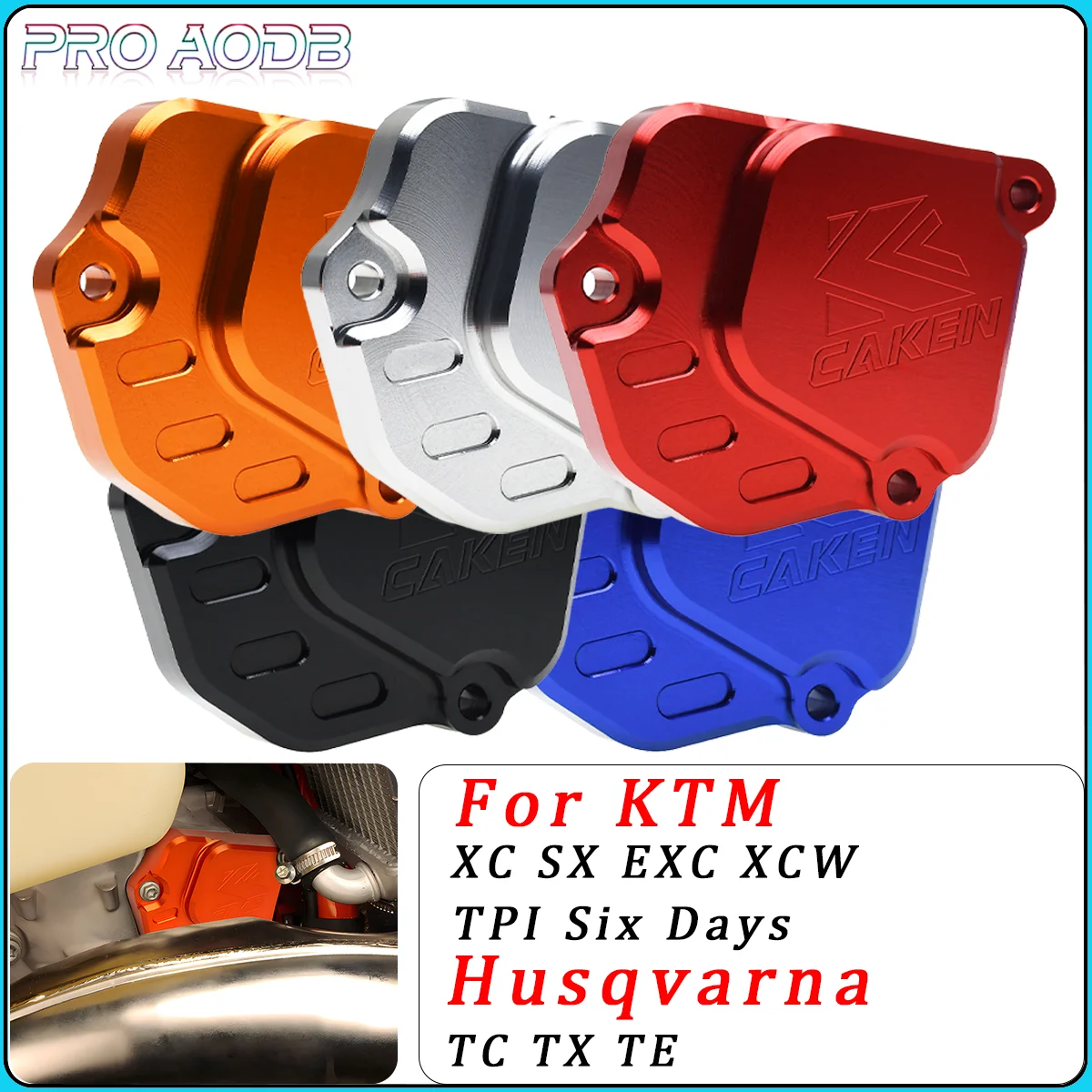 

Motorcycle CNC Right Exhaust Valve Control Cover For Husqvarna TC125 TE250I TX300I 2024 For KTM SX XC EXC XCW 250 300 2023-2024