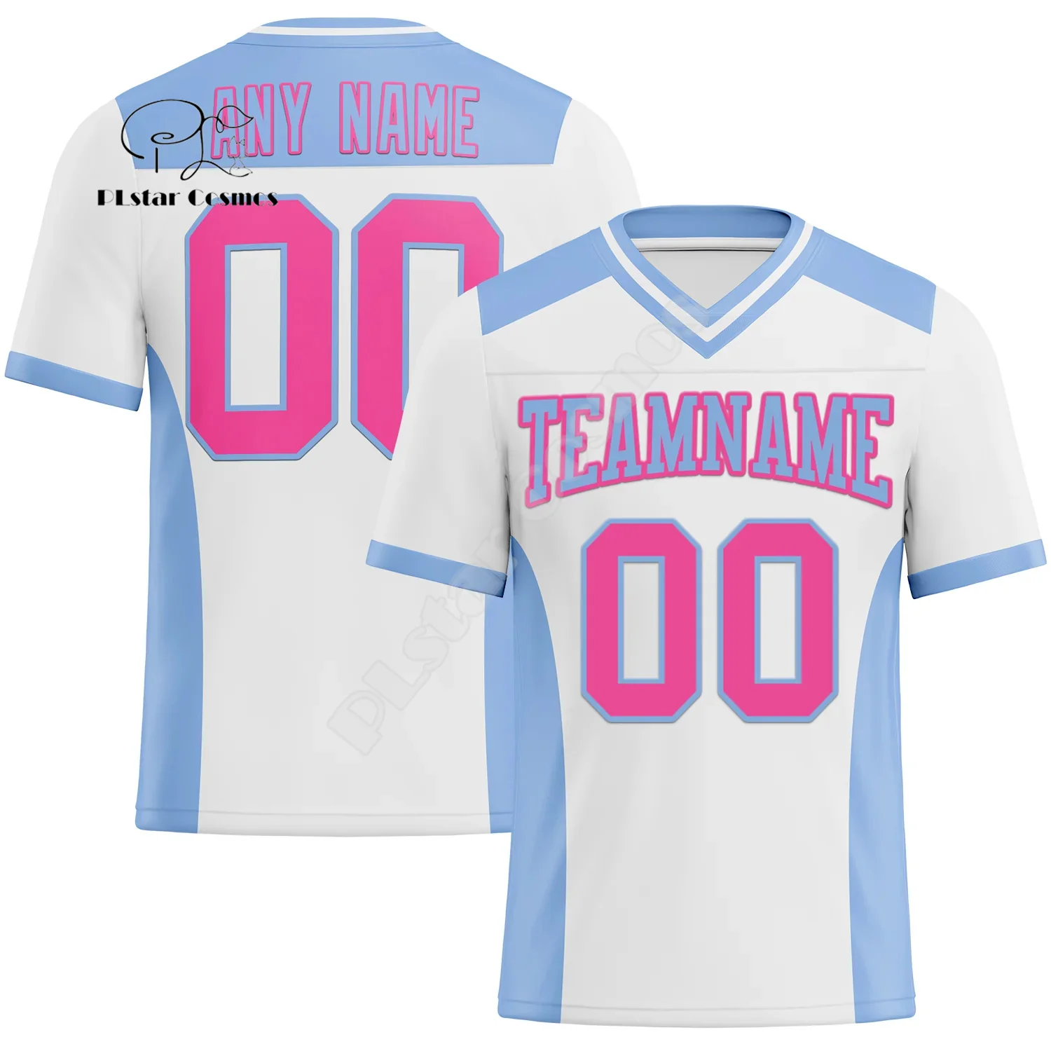 

Custom Name Mesh Breathable Gradient Graffiti Soccer Football Jersey 3DPrint Harajuku Summer Streetwear Short Sleeves T-Shirts O