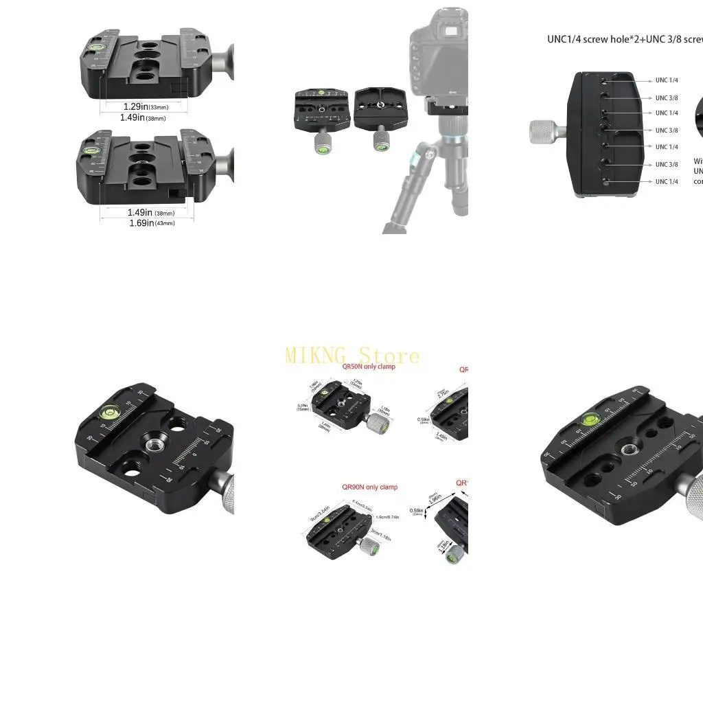 Durable Aluminium Alloy Quick Release Clamp QR Tripod Ballhead Mount Best Sale