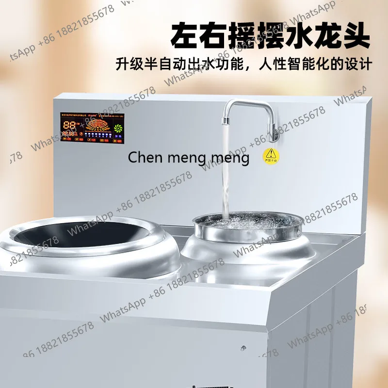 Kommerzieller Induktionsherd High Power Hotel Kantine Doppelbrenner Induktionsherd Bratenkocher