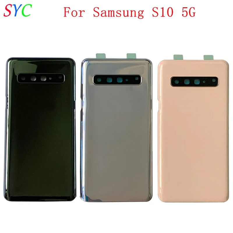 

Rear Door Battery Cover Housing Case For Samsung S10 5G G977 G977B G977N Back Cover with Logo Repair Parts