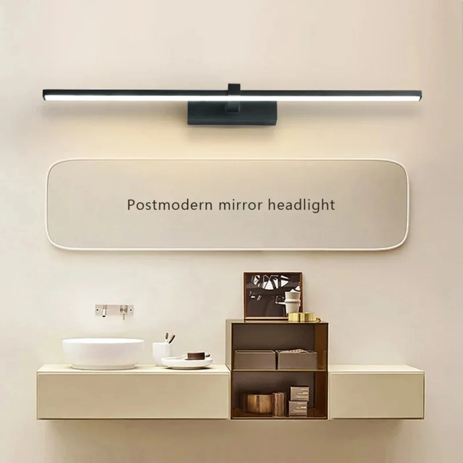 

New Modern LED Wall Light Bathroom Hardwares Wall Lamp Three Colors Lights Aluminum Led Bathroom Bath Mirror Line Lamp