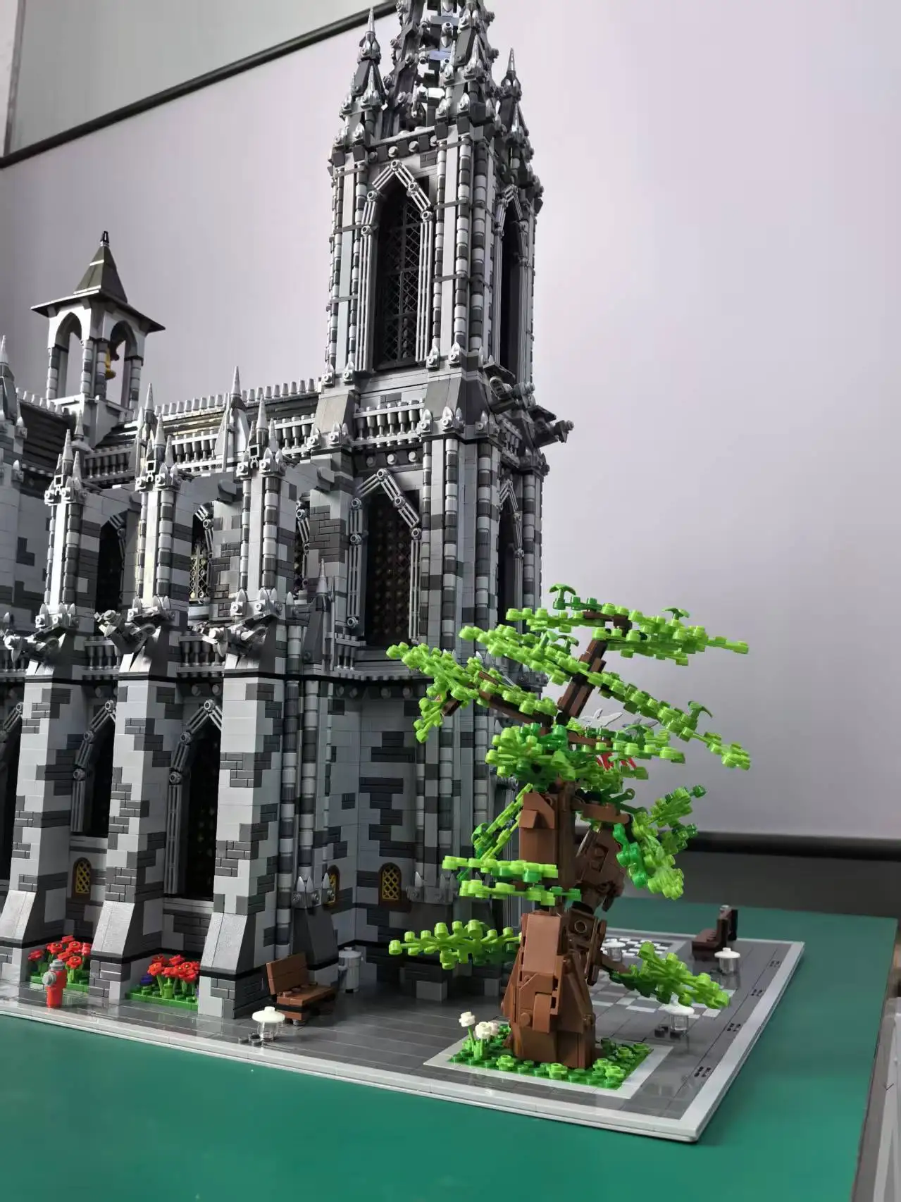 بنة MOC29962 بناء مشهد الشارع، تجميع لعبة ألغاز الكاتدرائية