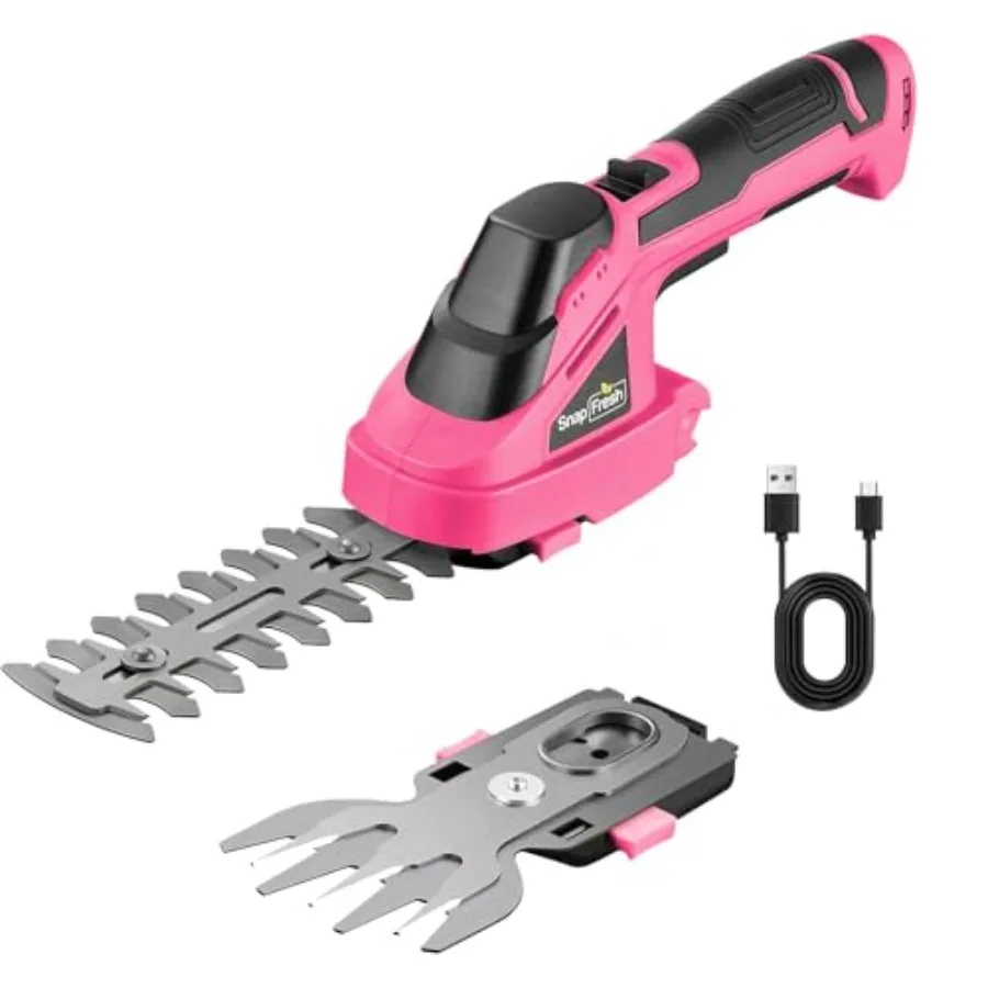 

Беспроводные ножницы для травы 2-в-1, ручной кусторез 7.2В, электрический триммер для травы, легкие и портативные ножницы для живой изгороди с зарядным устройством