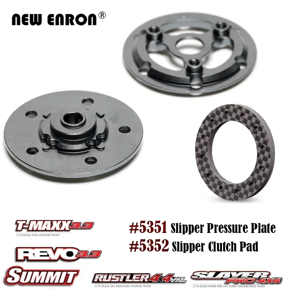 5351 Slipper Pressure Plate 5352 Slipper Clutch Pad for 1/10 RC Car Traxxas Revo 3.3 Rustler Slayer Summit  Stampede Slash TMaxx