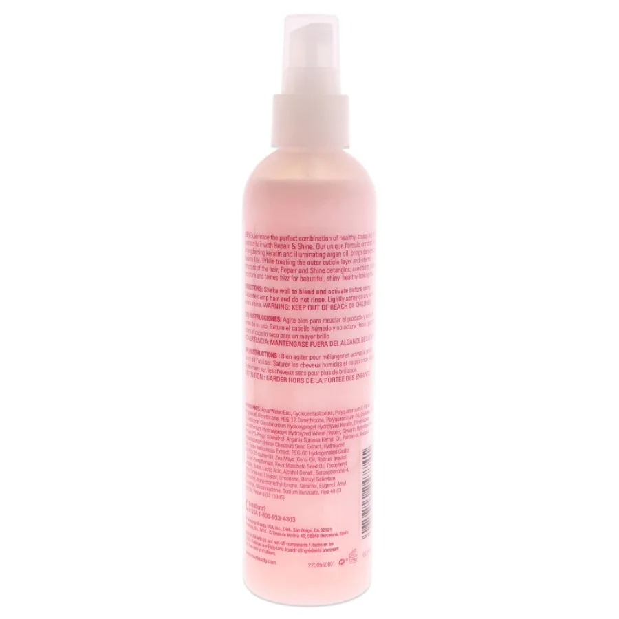 Keratine Repair and Shine LeaveIn-behandeling voor beschadigd haar van Roux voor unisex 8,45 oz behandeling