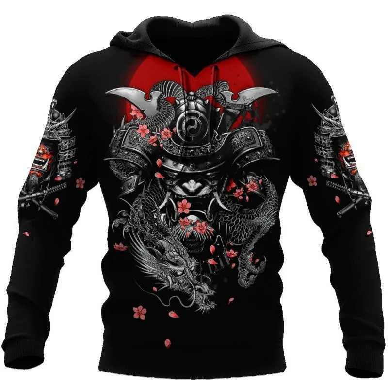 

Fashion 3D Viking Pattern Printed Hoodies For Men Trend Cool Street Men's Clothes Vinatge Clothing Autumn Casual Sweatshirt Tops