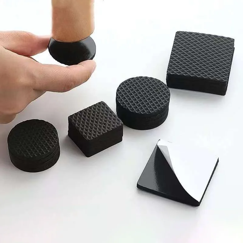 

EVA Corner Protector Pads, Self Adhesive, Anti-Slip Furniture Edge Guards, Table and Chair Leg Floor Protectors