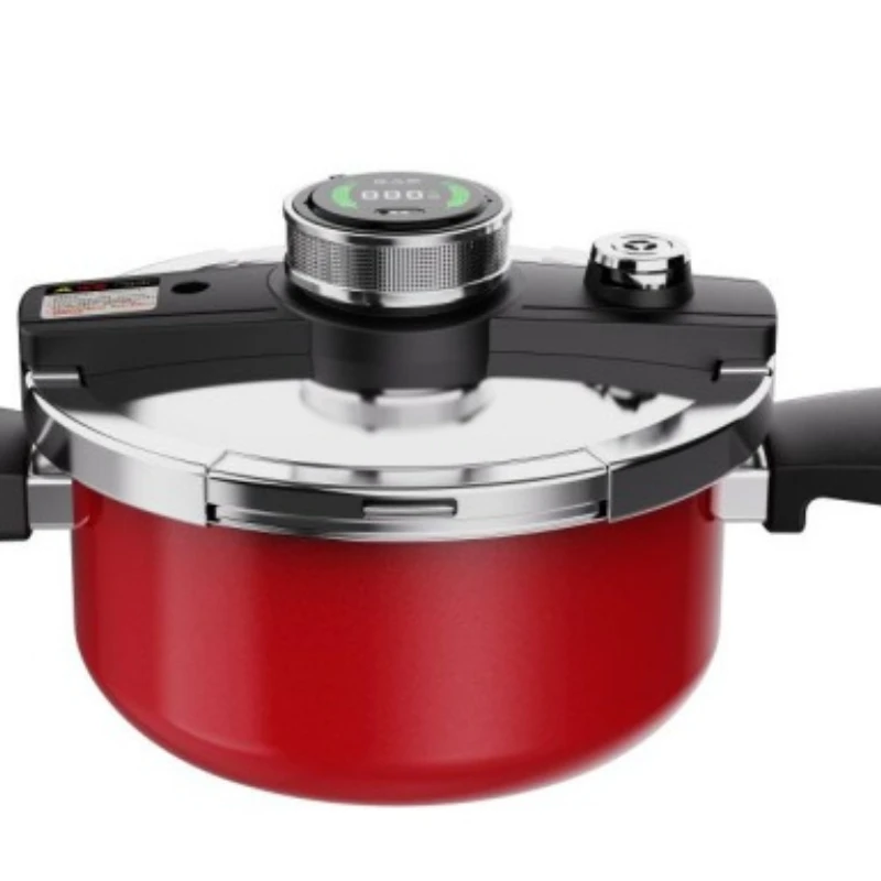 Enamel pressure cooker intelligent digital display temperature control electromagnetic universal pressure cooker