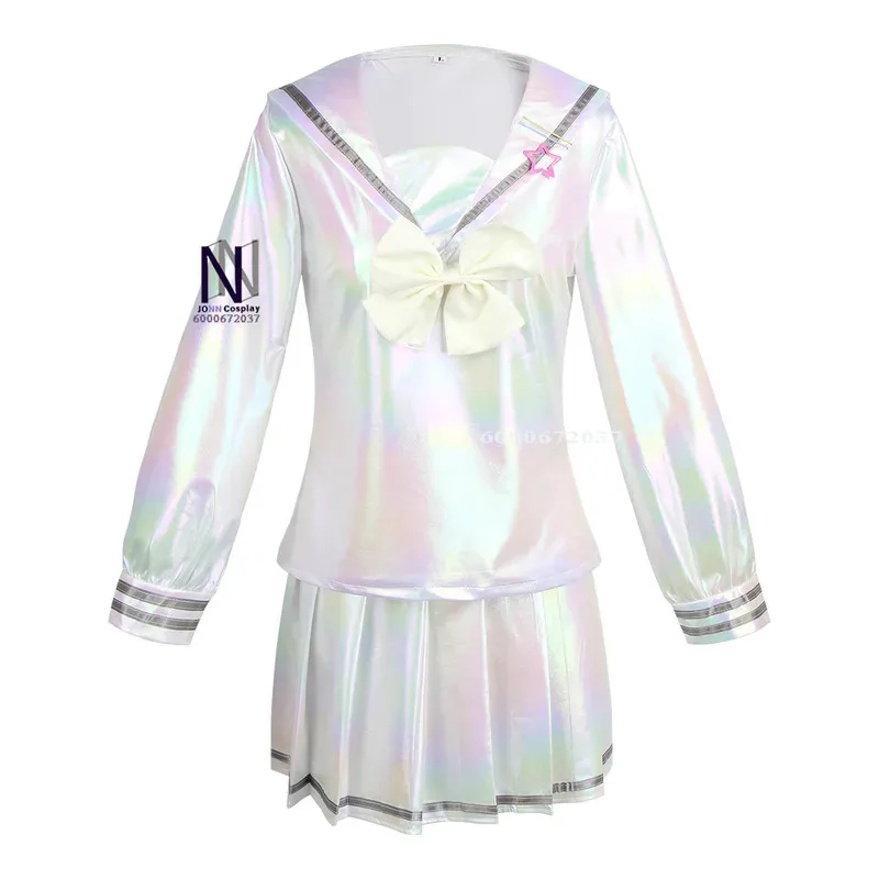 ชุดคอสเพลย์ KAngel จากเกมอนิเมะ NEEDY GIRL OVERDOSE ชุดเซเลอร์สูท ชุดนักเรียน JK และกระโปรงสีเลเซอร์ mb.3