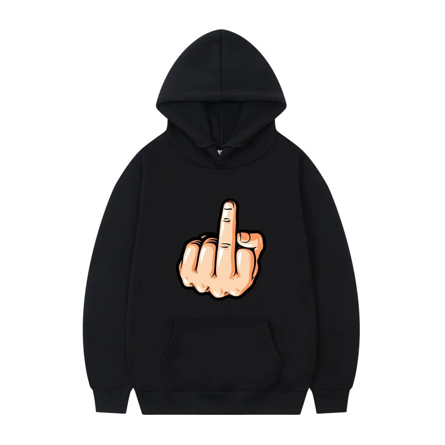 

Sarcastic Have A Nice Day Middle Finger (Men Women) Funny Hoodies For Students Cool Sweatshirts New Fashion Clothes Long Sleeve