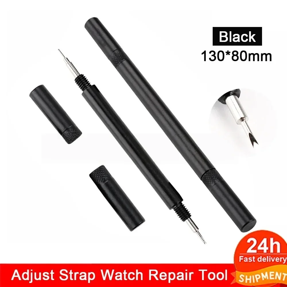 Professional Watch Band Spring Bar Disassembly Tool 13cm Black Plastic Stainless Steel DoubleEnded VEdged Flat Tip Forked Poin