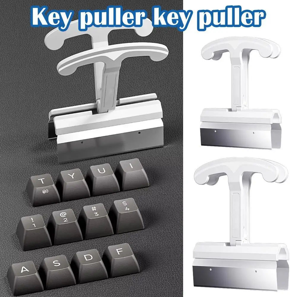 Universal Large Size Keycap Remover Tool Plastic Key Puller for Mechanical Keyboard Cap Removal Cleaning Repair Kit view 4