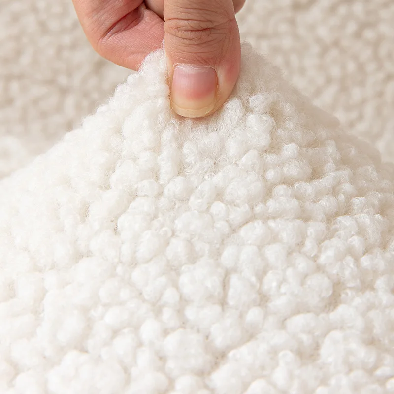 2024 الخريف الشتاء تيدي المخملية سميكة غطاء كرسي الطعام القط مخلب حماية غطاء مقعد عالمي للمنزل طاولة طعام