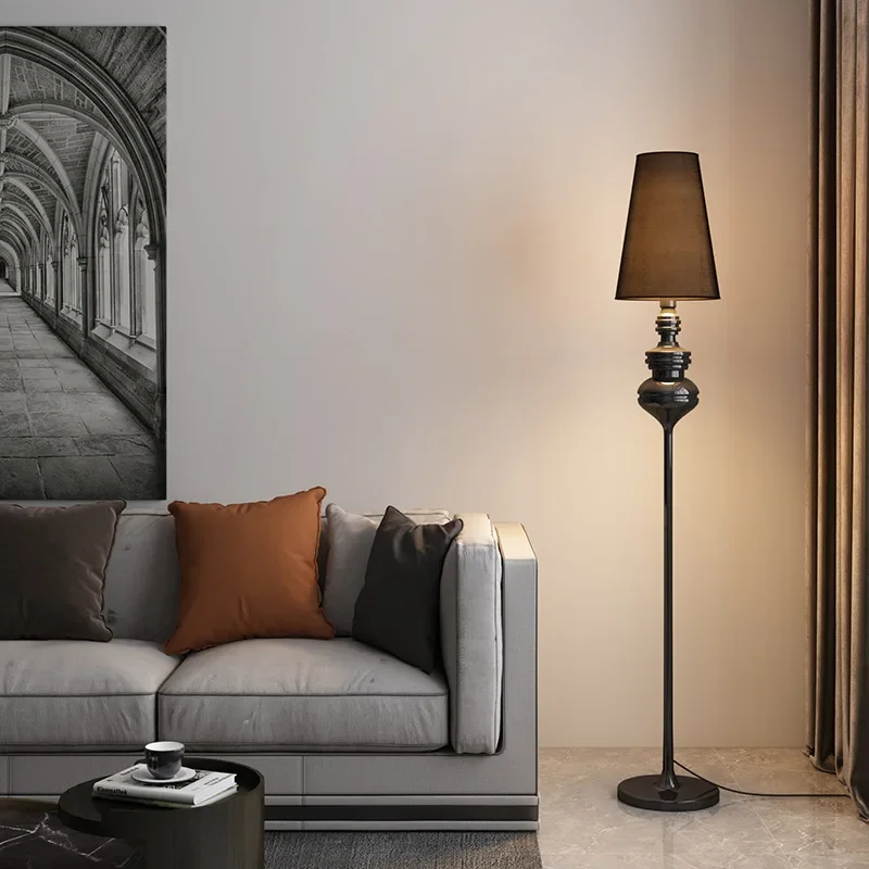 Led Modern European Floor Lamp Standing Lamp Art Decor Nordic Style Lampshade for Floor Lamp Bedroom Study Room Light