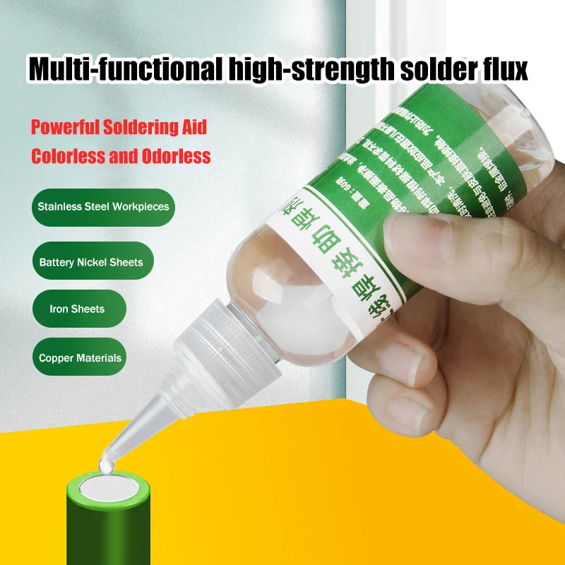 Multi Functional Strong Soldering Flux Suitable For Metals Such As Stainless Steel, Copper, Iron, Nickel, Galvanized Sheet, Etc