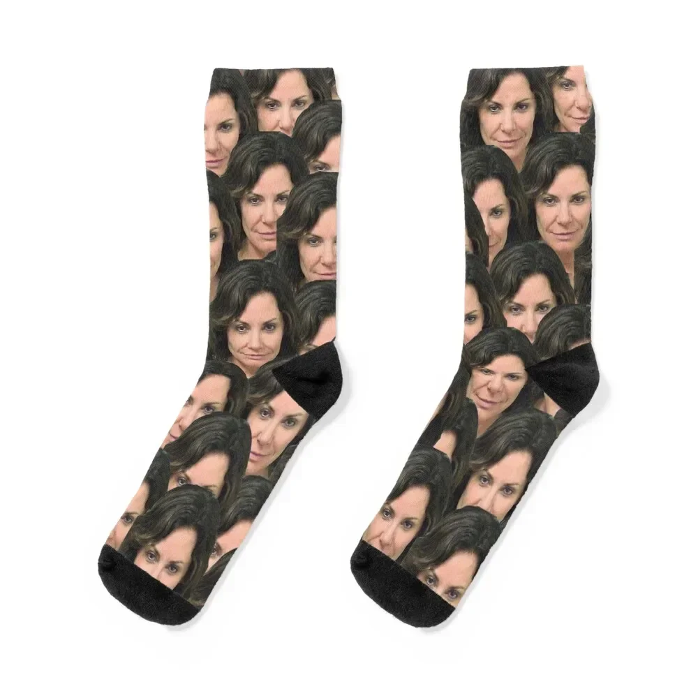 

Luann de Lesseps Mugshot on repeat Socks luxe christmass gift man Sports Designer Man Socks Women's