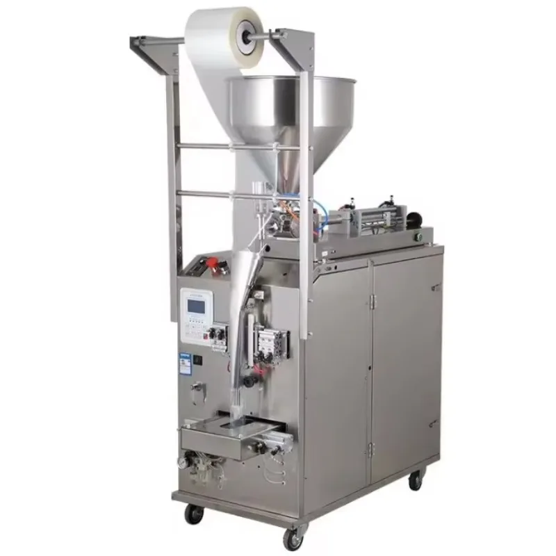 Ketchup Sauce Three Sides Sealing Filling Machine Sachet Packaging