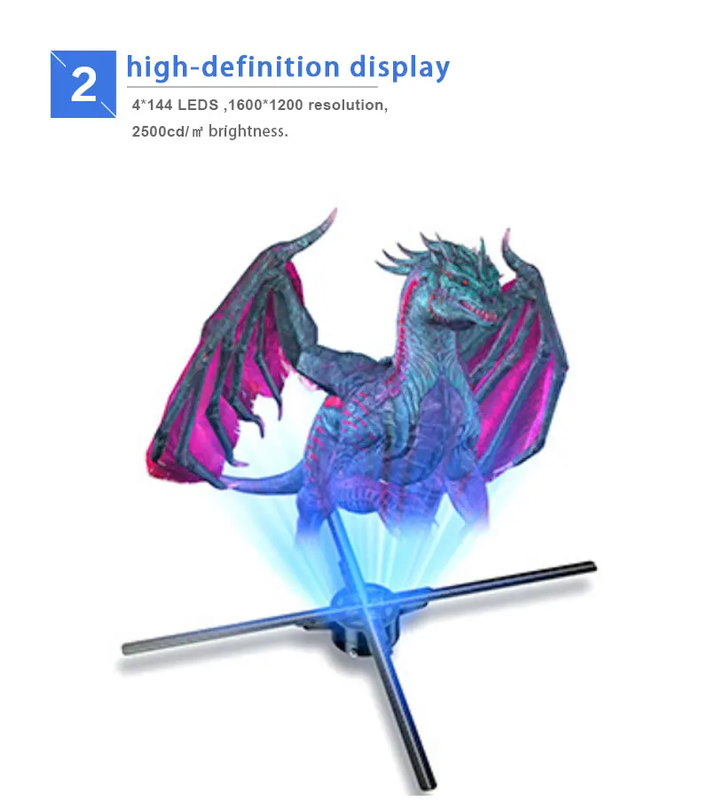 Z7 3D Hologram Fan …