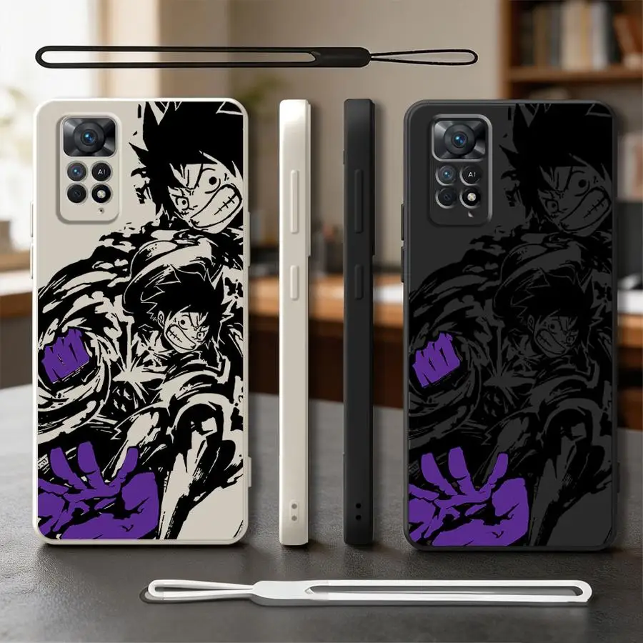 Anime Ones Pieces Case for Xiaomi Redmi Note 15 Pro Plus 14 9S 10 Lite 8 11S 11 12S 12 9 Note 14 13 Phone Cover
