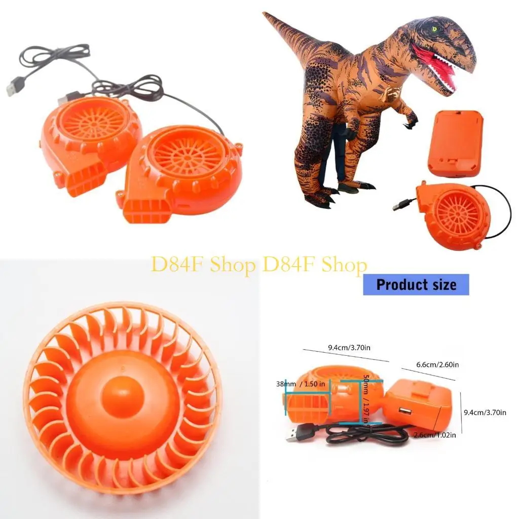 

D84F Mini Blower Fan Fan для костюма динозавра надувные игровые одежды костюмы Хэллоуин