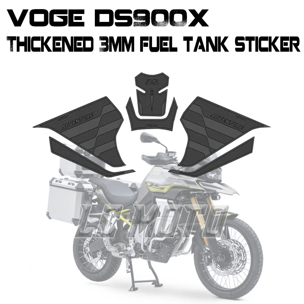 Motorcycle Modified Accessories Rubber Fuel Tank Stickers For Loncin VOGE Valico DS 900X DSX900 Anti-slip Fuel Tank Stickers