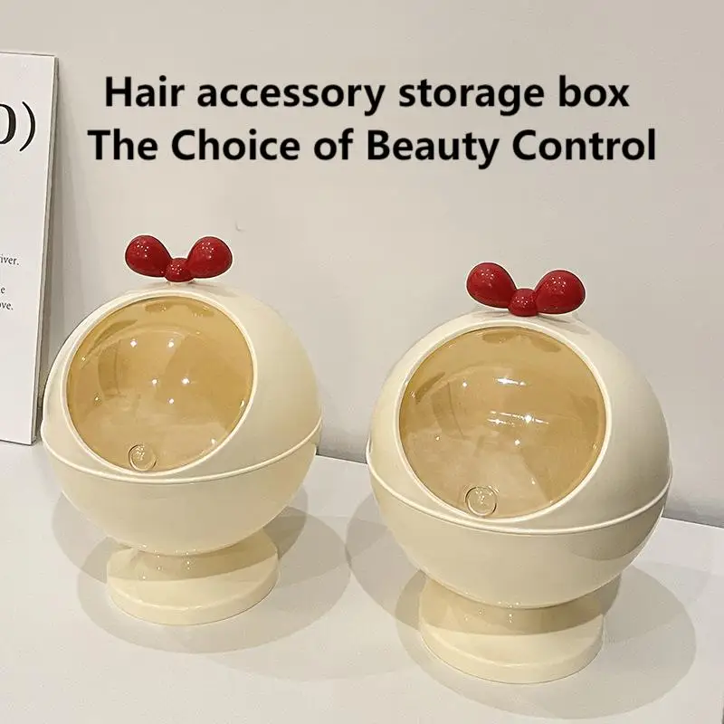 

Hair accessory storage box girls' hair rings, hair ropes hair clips large capacity hair bands jewelry rubber bands jewelry box