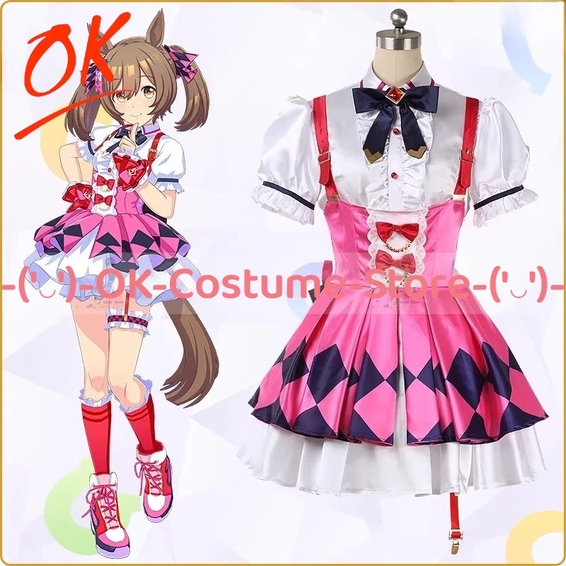 

[Customized Size] Uma Musume Pretty Derby Smart Falcon Cosplay Costume Racewear Outfit Princess Dress Halloween Party Uniform