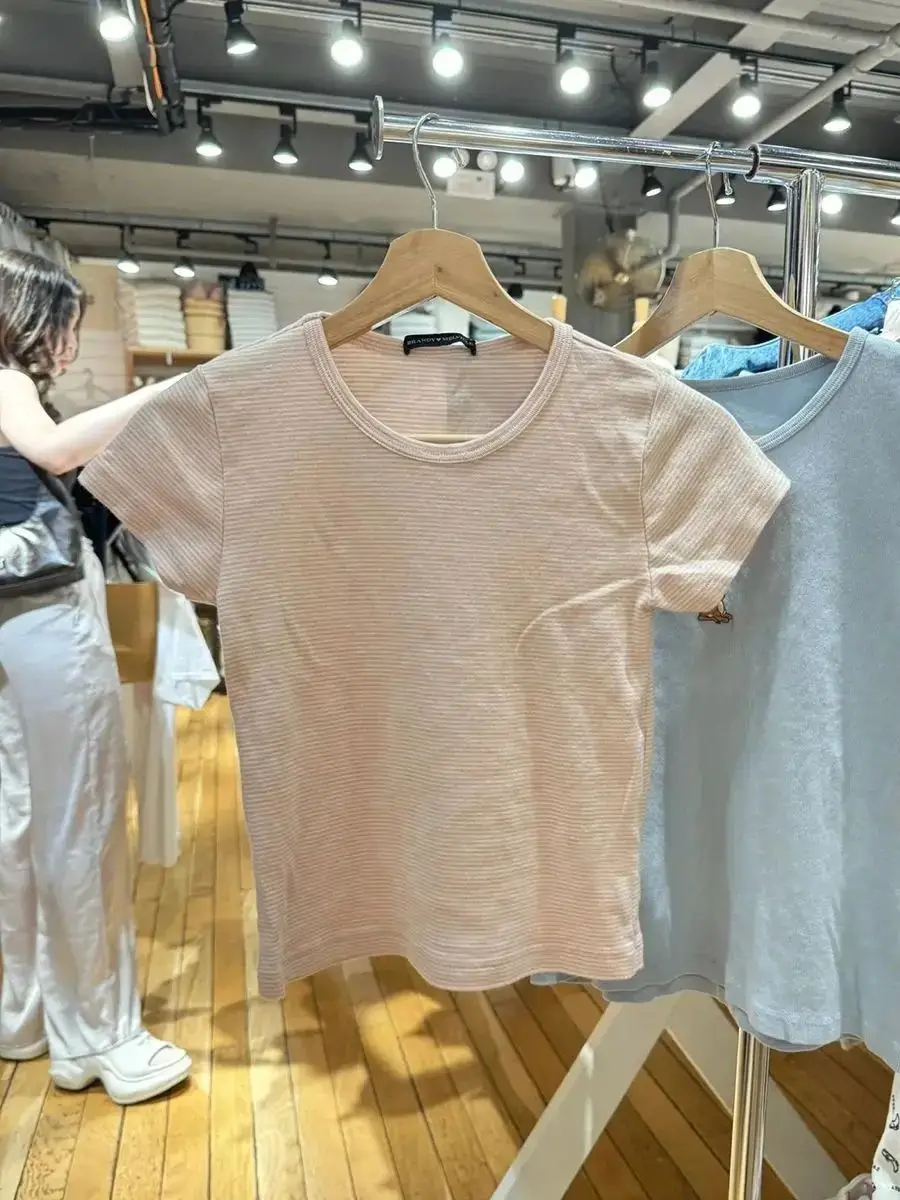 Pink Striped T-shirt Shorts 2 Pieces Set Women Slim O-neck Tees with Elastic Straight Short Pant Cotton Sweet Pajama Sets Y2k