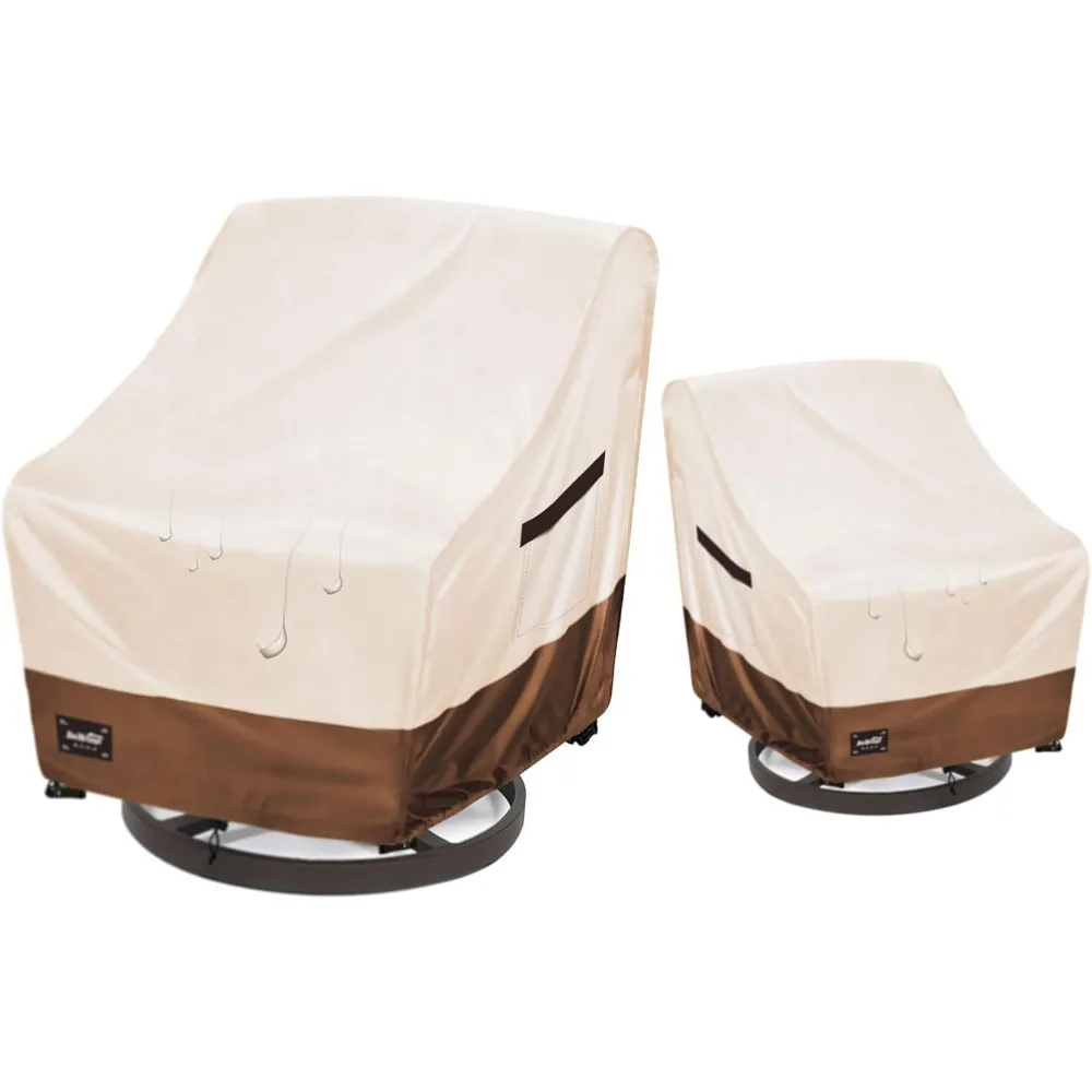 

Outdoor Chair Covers 2 Pack, (30W x34D x38H inches)100% Waterproof Heavy Duty Patio Furniture Covers ,Outdoor Furniture Covers W
