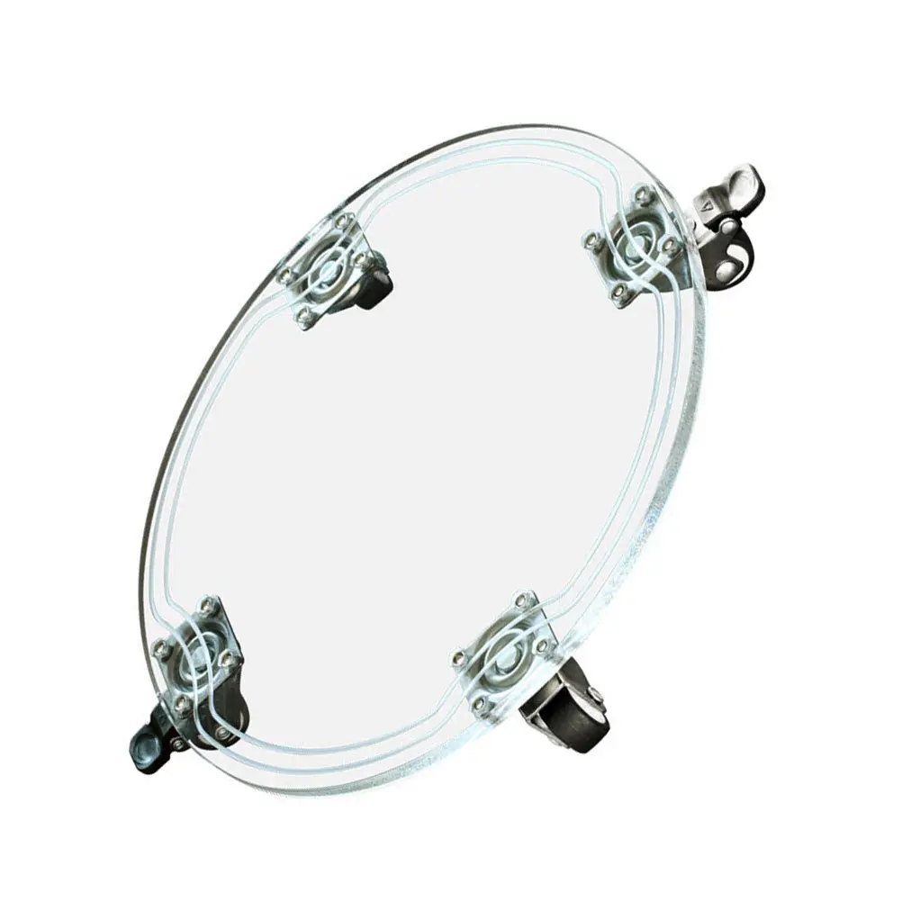 

Подвижный держатель для цветочного горшка, круглый поднос для цветочного горшка, легко перемещаемый, яркая поверхность, высокопроизводительный поддон для цветов, акриловый поднос