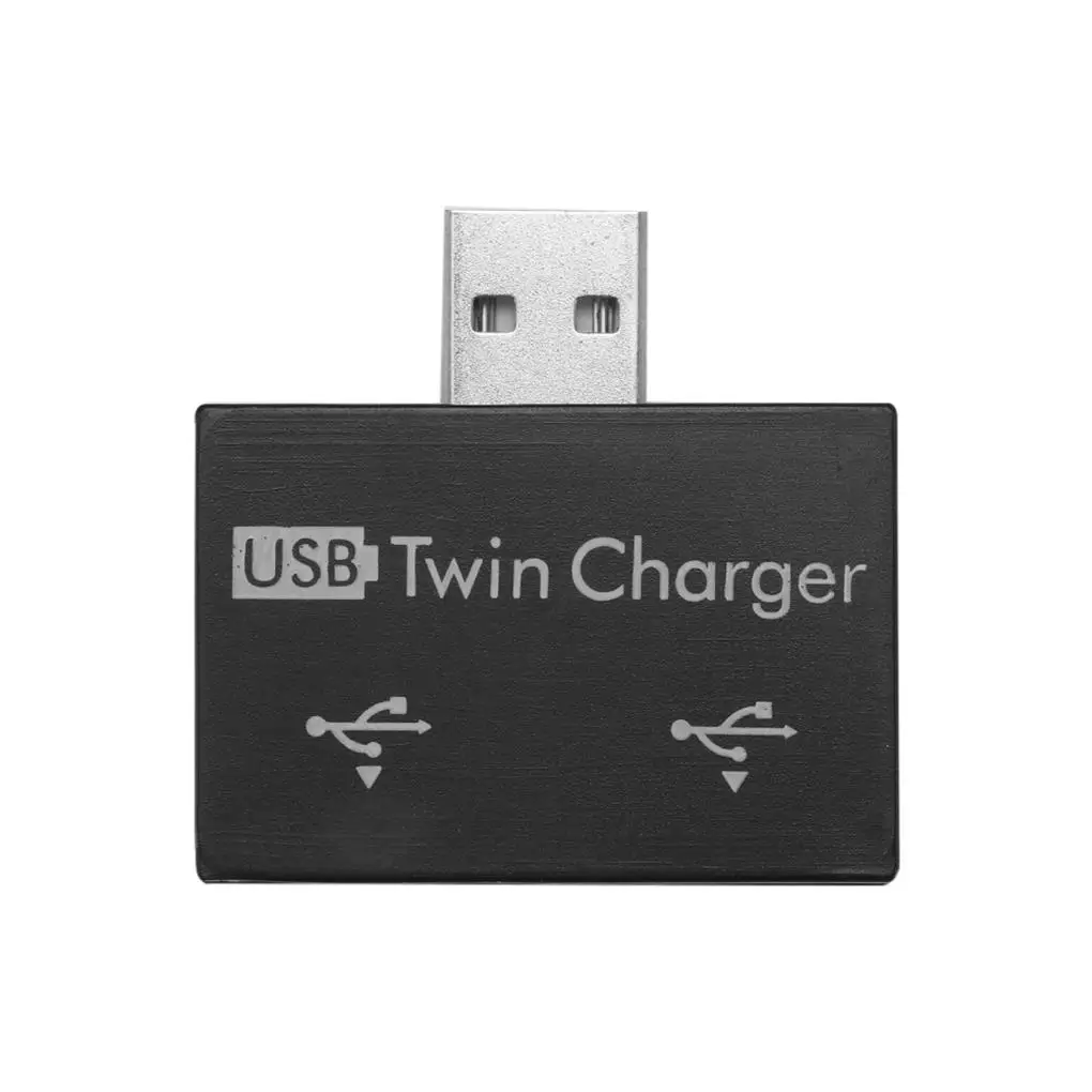 USB2 0 Lightweight Splitter Charger Hub Twin Adapter Power Converter