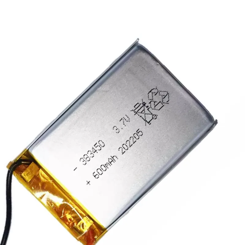 1-2PCS Replacement battery 383450 Polymer Lithium Battery 3.7V 600mAh Power Tools Digital Products Lithium