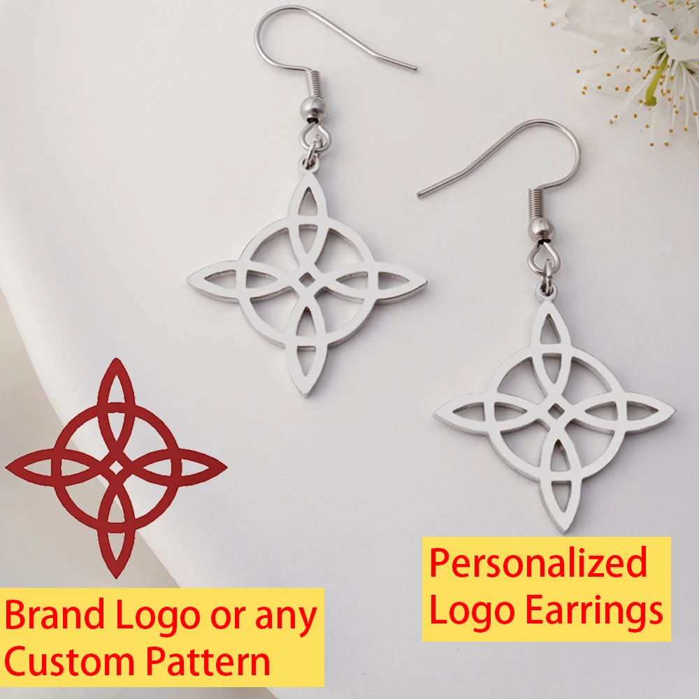

Customize Various Personalized Earrings, Unique Stainless Steel Jewelry Earrings, Daughter Valentine's Day, Christmas, Birthdays